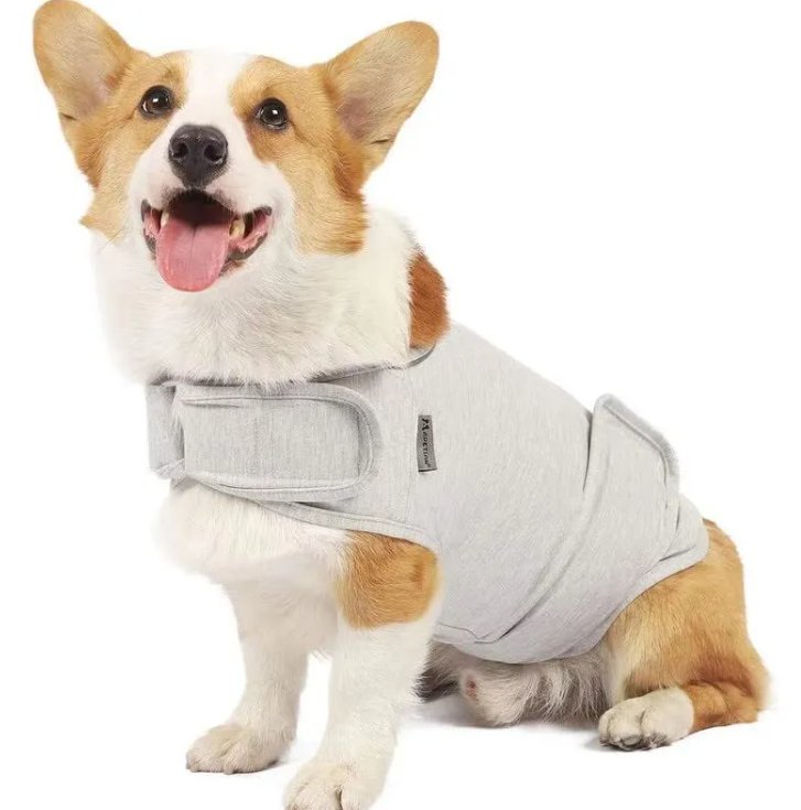 Dog Anxiety Wrap for Fireworks & Thunderstorms | Calming Vest for Small, Medium & Large Dogs - Adjustable Stress Relief Jacket