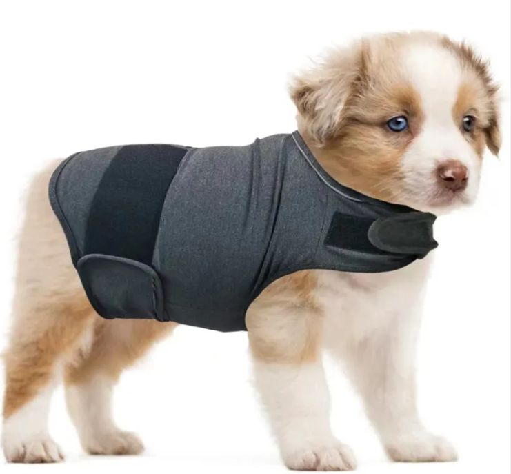 Dog Anxiety Wrap for Fireworks & Thunderstorms | Calming Vest for Small, Medium & Large Dogs - Adjustable Stress Relief Jacket