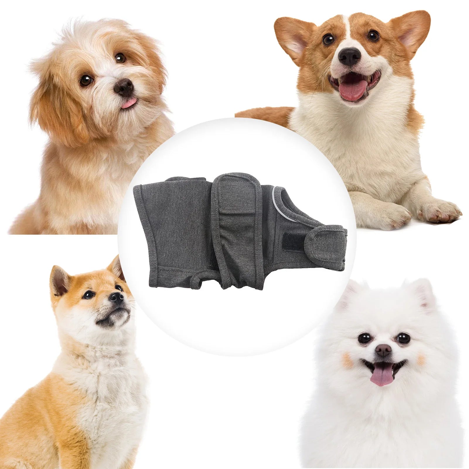 Dog Anxiety Wrap for Fireworks & Thunderstorms | Calming Vest for Small, Medium & Large Dogs - Adjustable Stress Relief Jacket